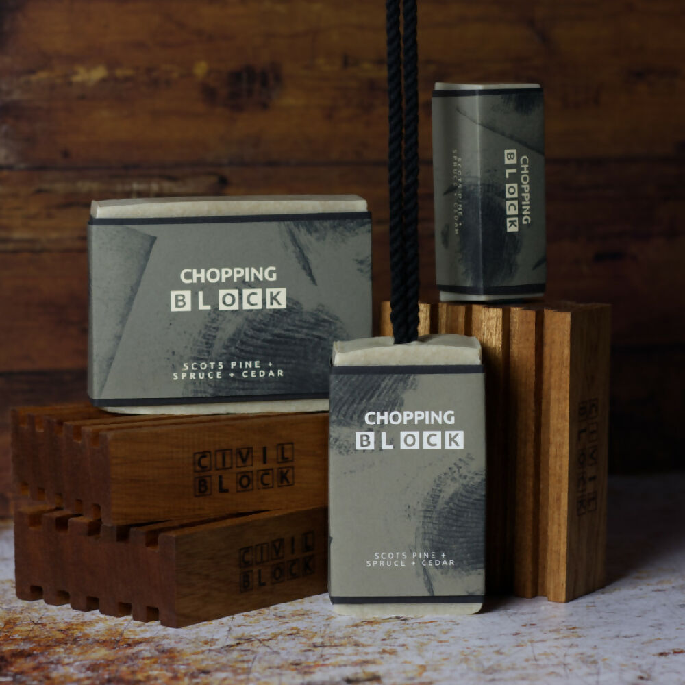 CHOPPING BLOCK Scots Pine + Spruce + Cedar Soap