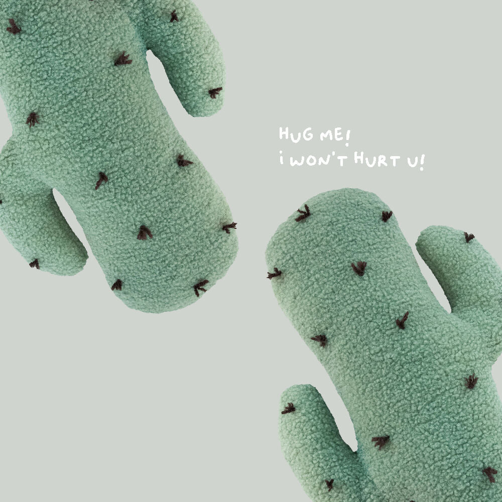 Cactus Flower Room Decor Boucle Cushion