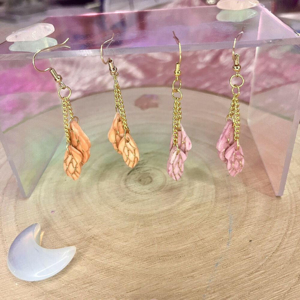 Small Fairy Wing Earrings