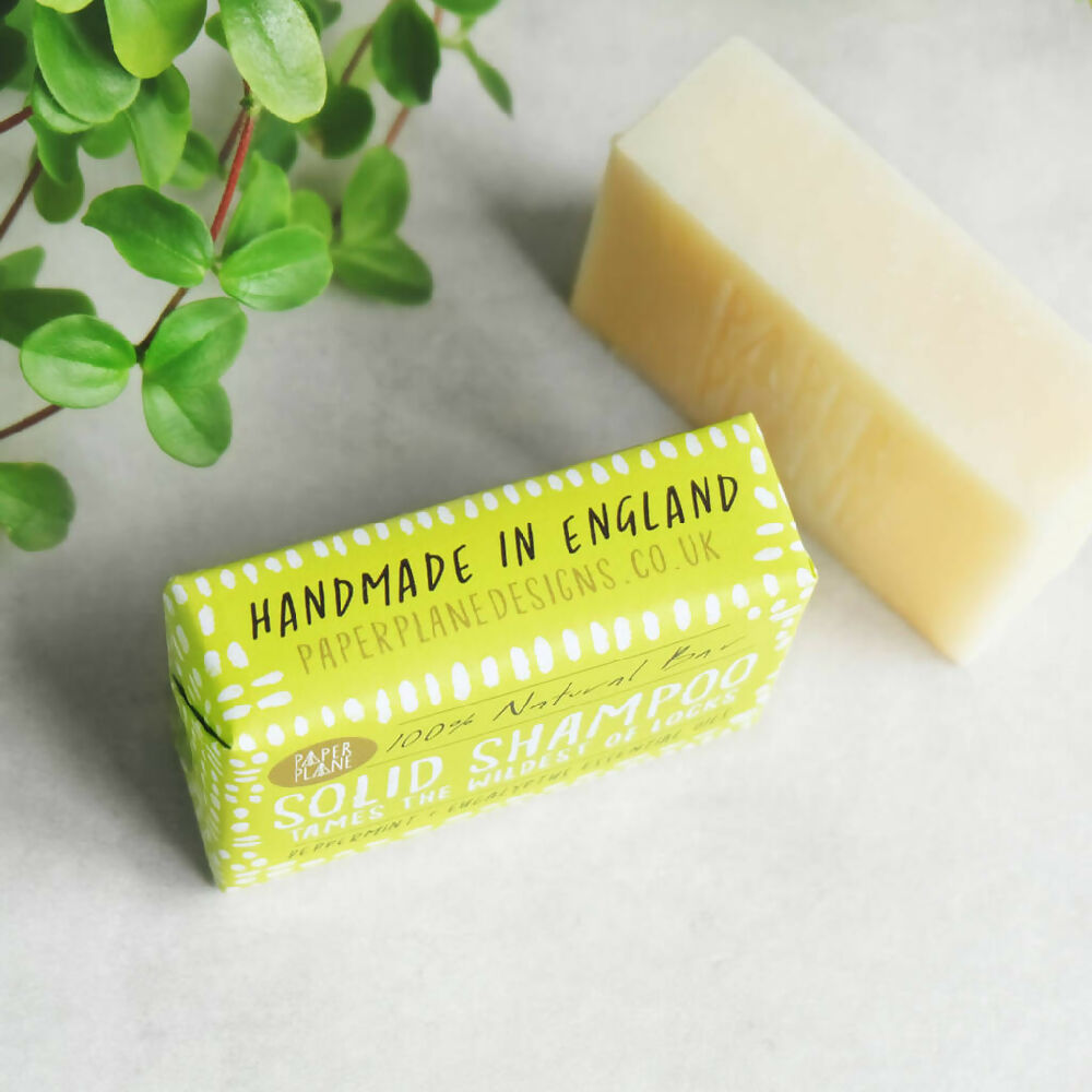 PEPPERMINT AND EUCALYPTUS SOLID SHAMPOO BAR 95g