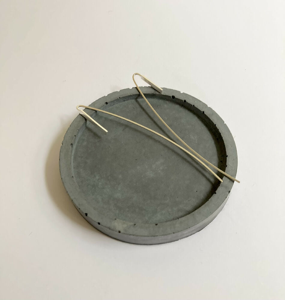 Long Handmade Sterling Silver Earrings