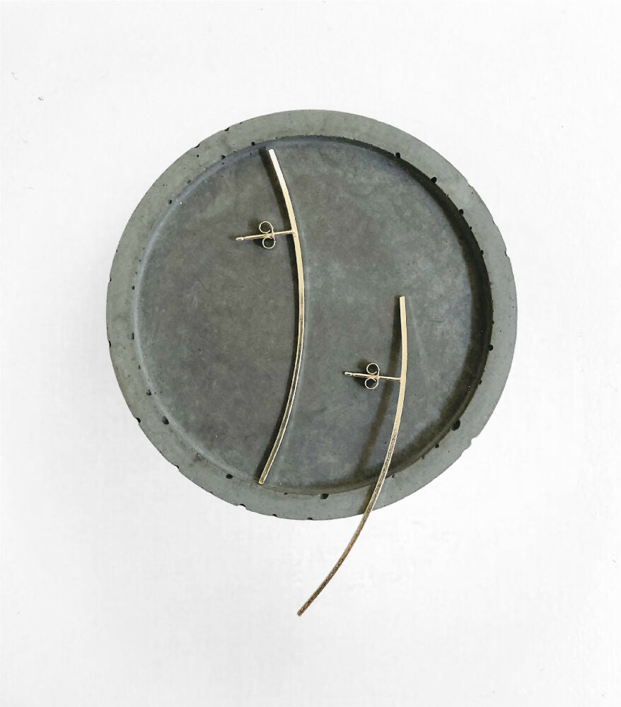 Contemporary Handmade Sterling Silver Earrings