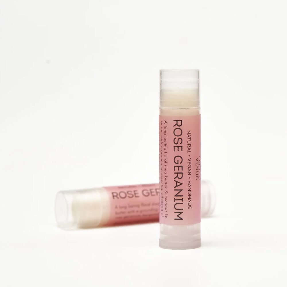 Rose Natural Vegan Lip Balm made by Wild Venus