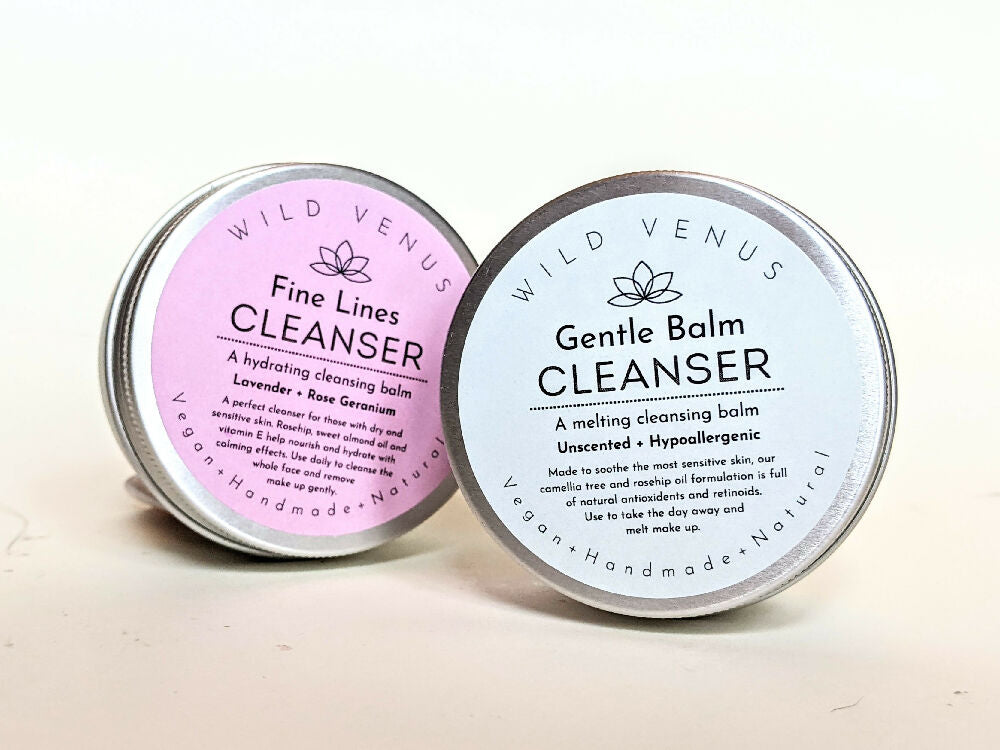 Fine Lines Cleansing Balm / Lavender, Rose Geranium & Frankincense