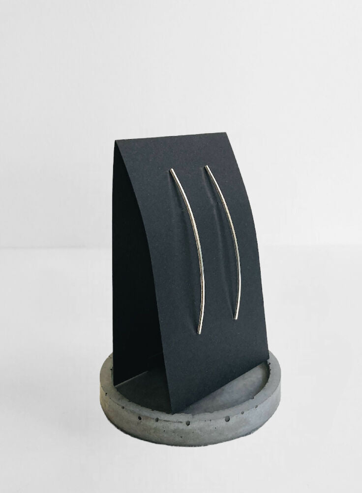 Contemporary Handmade Sterling Silver Earrings