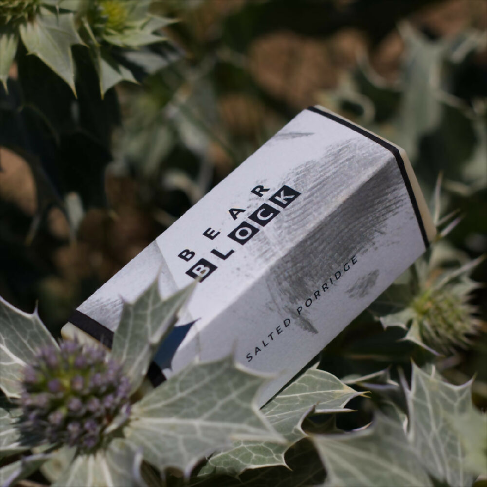 mini-BEAR BLOCK Salted Porridge Unscented Soap