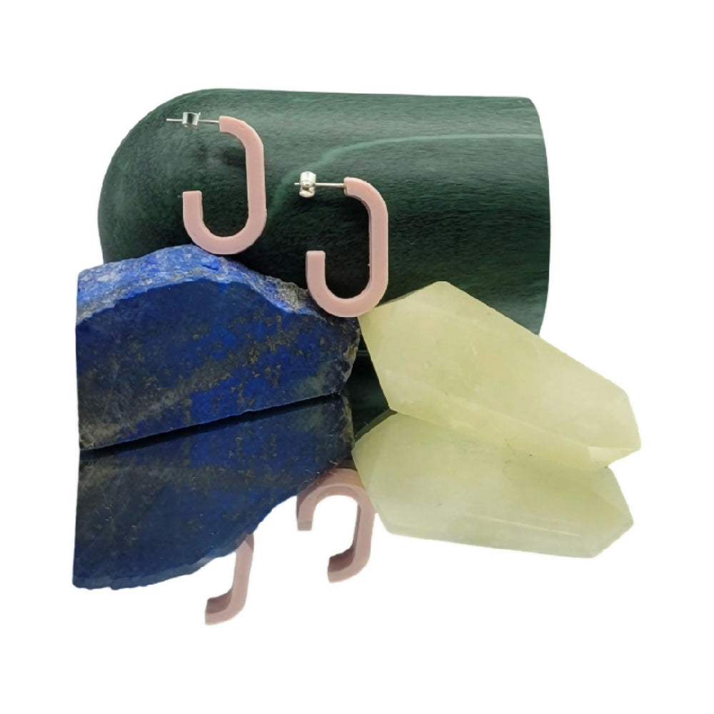 3D Printed Mini Oval Hoops