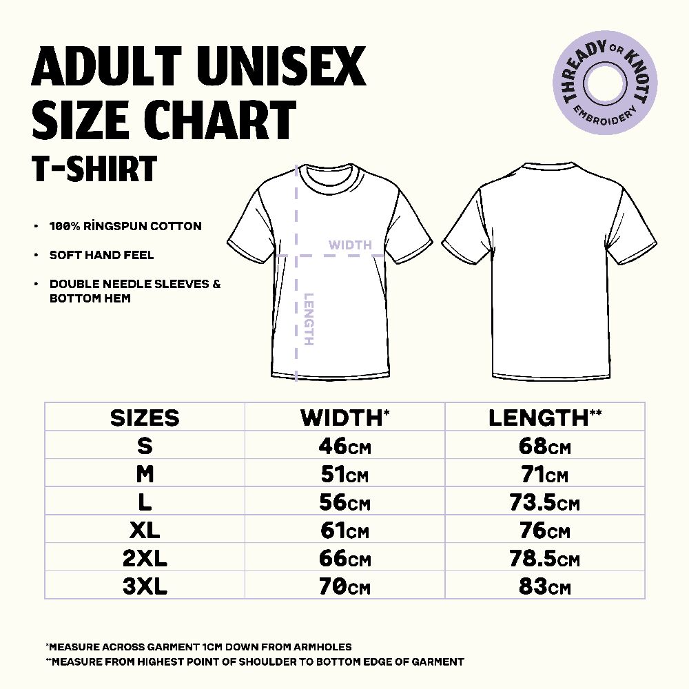 Always Tired Embroidered T-shirt