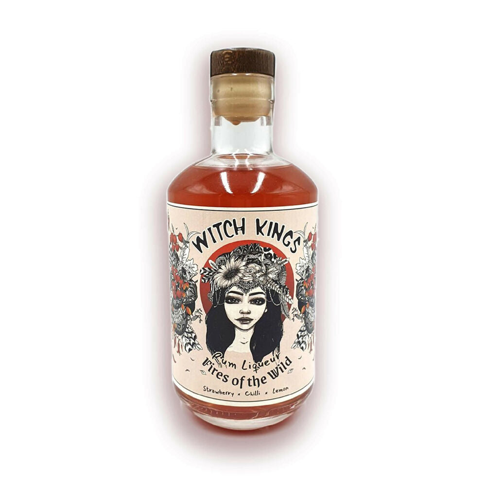 Fires of the Wild - Strawberry, Chilli & Lemon - Rum Liqueur (20% ABV, 50cl, 18+)