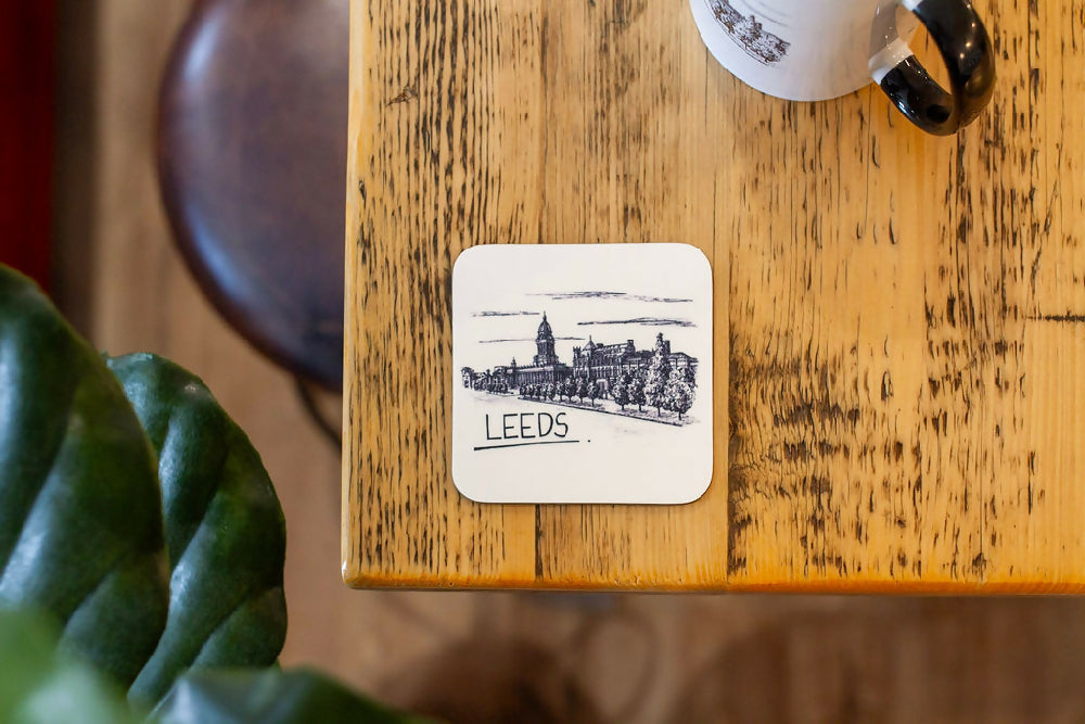 LEEDS SKYLINE DRINKS COASTER