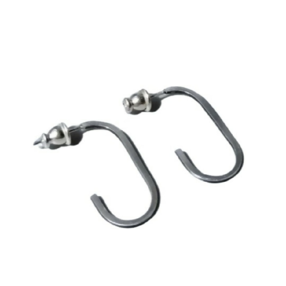 Recycled Silver Oval Hoops