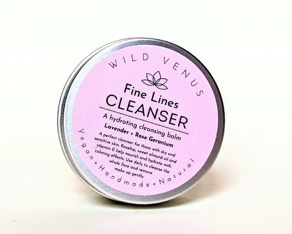 Fine Lines Cleansing Balm / Lavender, Rose Geranium & Frankincense