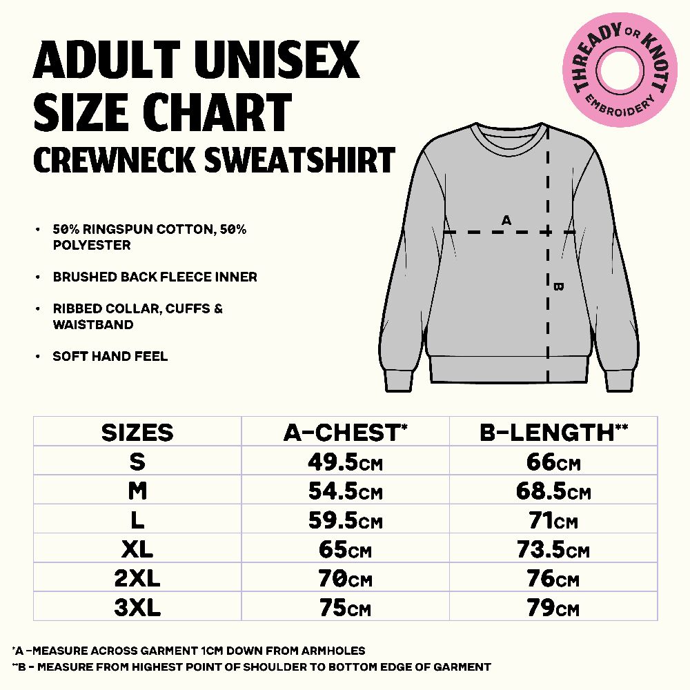 Brunch Club Embroidered Sweatshirt