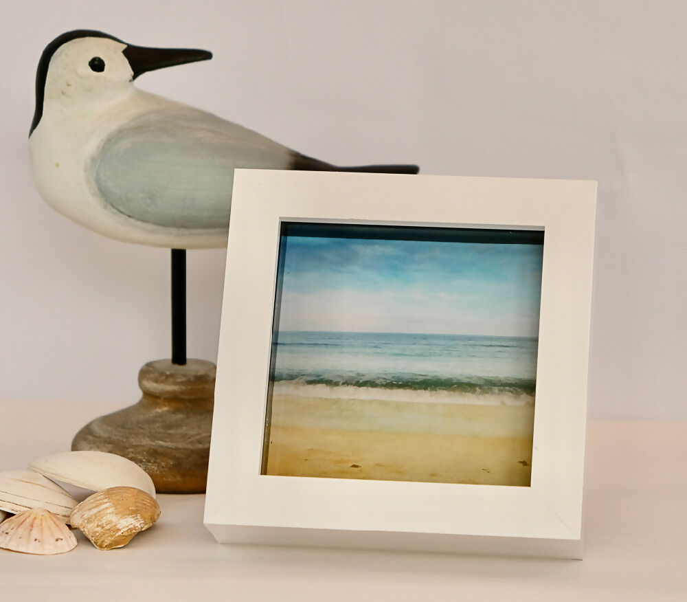 BEACH PRINT IN MINI BOX FRAME - "SEILEBOST BEACH"