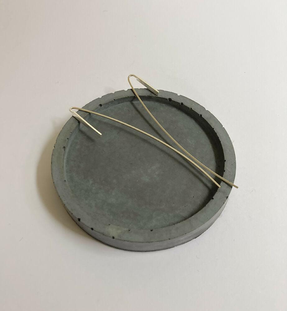 Long Handmade Sterling Silver Earrings