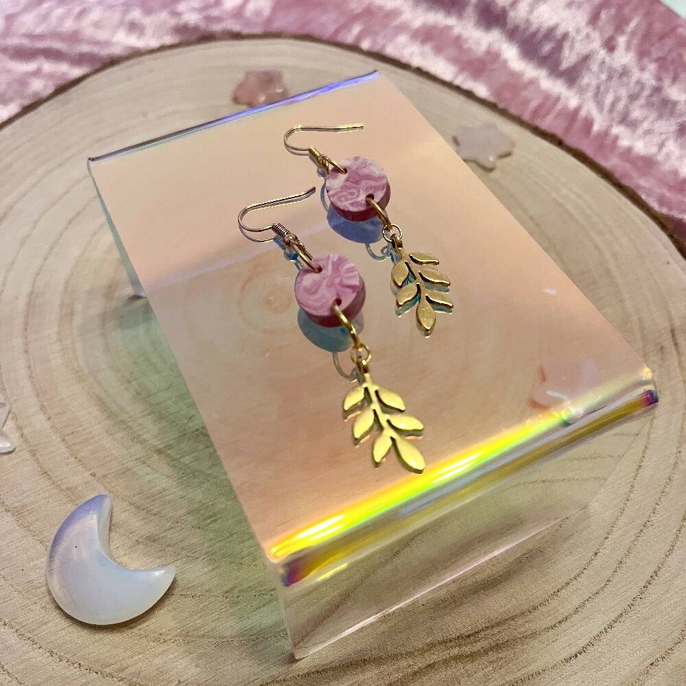 Leaf Drop Earrings