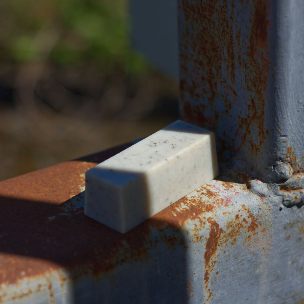 mini-BREEZE BLOCK Black Pepper + Pumice Exfoliating Soap