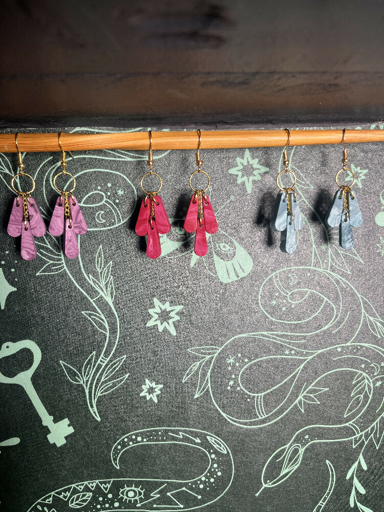 Drip Cluster Dangle Earrings
