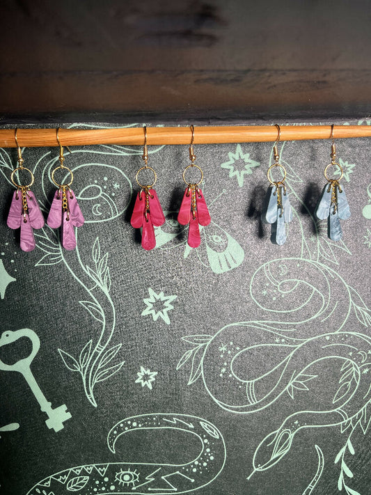 Drip Cluster Dangle Earrings