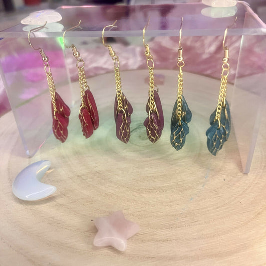 Small Fairy Wing Earrings