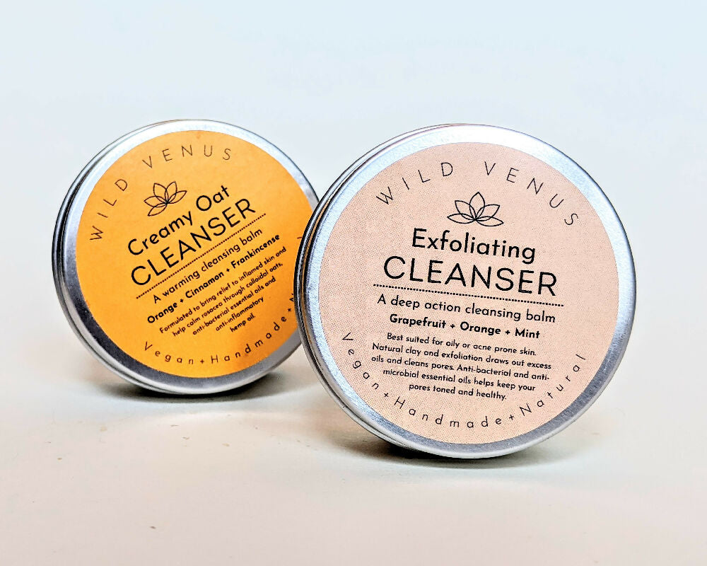 Creamy Oat Cleansing Balm / Cinnamon, Frankincense, Orange & Oats
