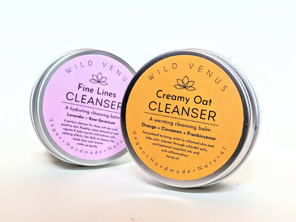 Creamy Oat Cleansing Balm / Cinnamon, Frankincense, Orange & Oats