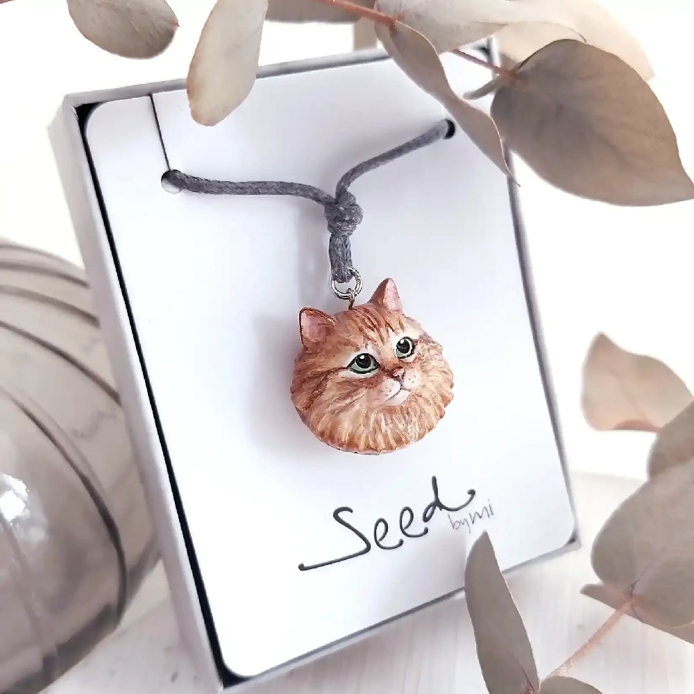 Ragdoll Pendant necklace | Ginger