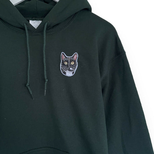 Custom Freehand Embroidered Pet Hoodie