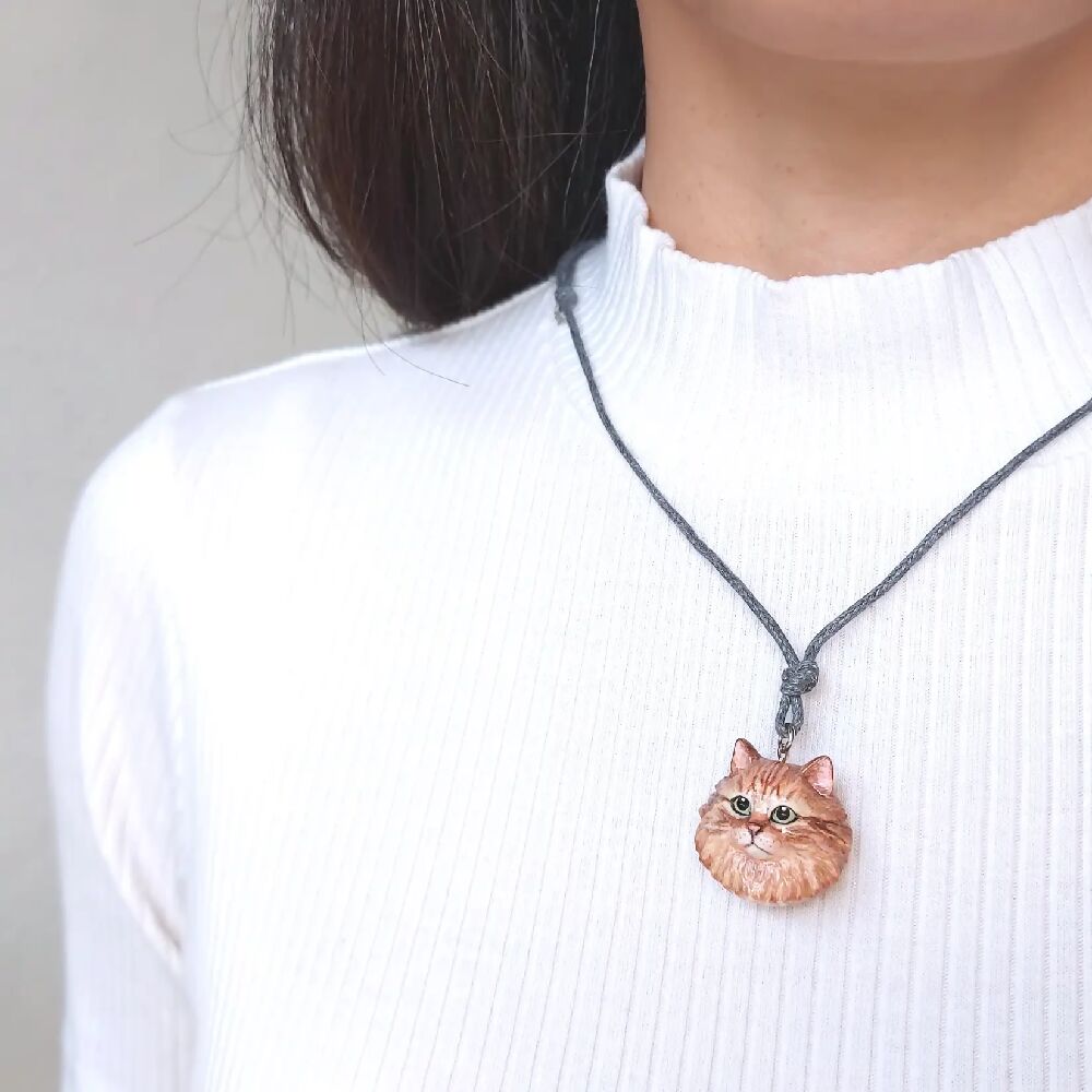 Ragdoll Pendant necklace | Ginger