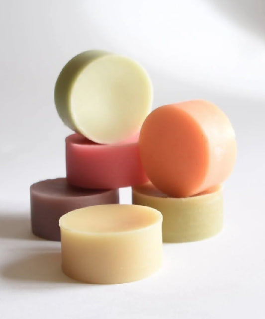 Conditioner Bar - For Dry, Curly, Frizzy Hair / Pink Grapefruit & Mango
