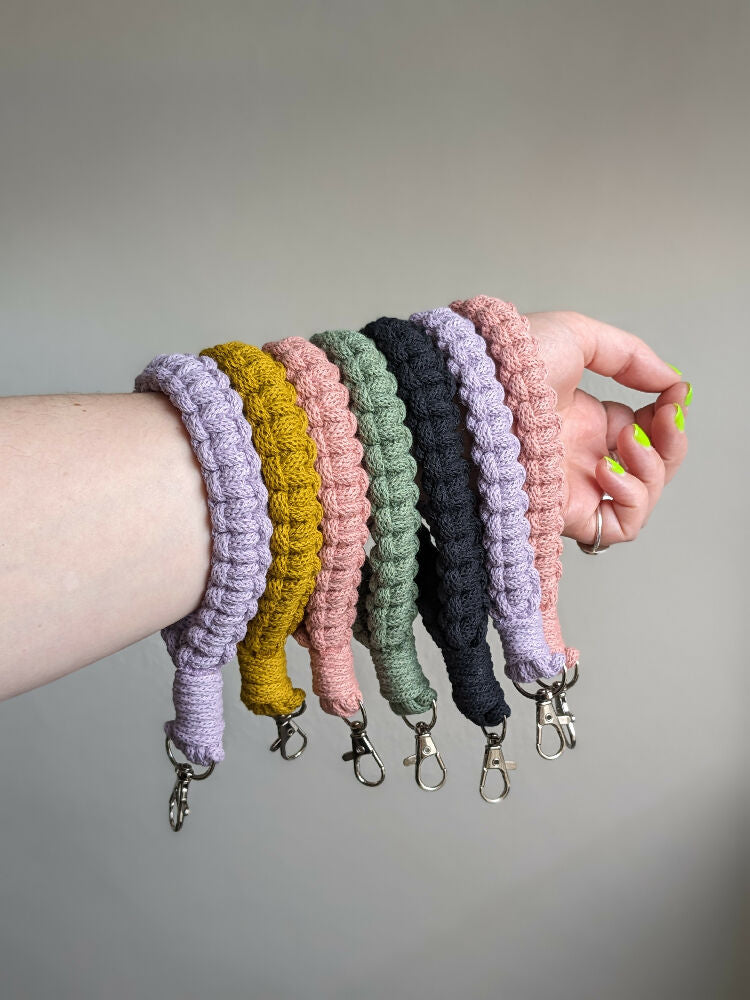 Macrame Wristlet Keyring
