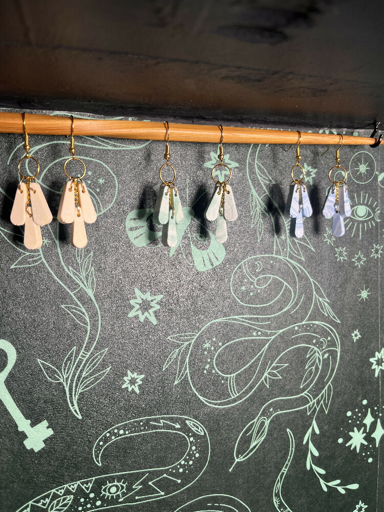 Drip Cluster Dangle Earrings